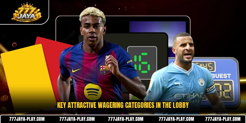 Key attractive wagering categories in the lobby