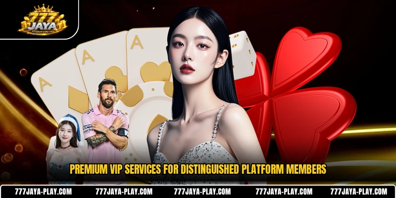 Premium VIP services for distinguished platform members
