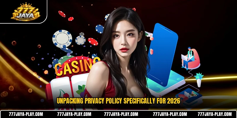 Unpacking Privacy Policy specifically for 2026